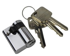 Garage Door Lock Cylinder 40mm Cardale Garador Hormann Apex Birtley Henderson