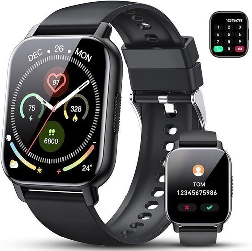 Smartwatch 1,85" Damski Męski Bluetooth Połączenie Zegarek fitness IP68 112 Tryby sportowe Y6 - Zdjęcie 2 z 8