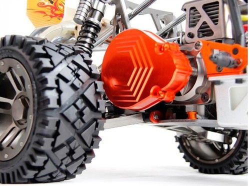 Alloy CNC Metal Gear Cover for HPI baja 5b KM ROVAN 1/5 rc car gas - Picture 9 of 16