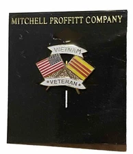 Mitchell Proffitt Company Vietnam *Veteran* Military Lapel Pin