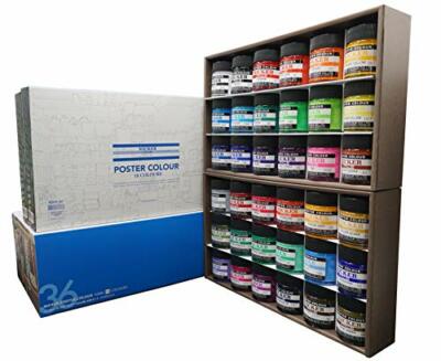 Nicker Poster Color 36 colors 40ml PC40ML36N Watercolor paint