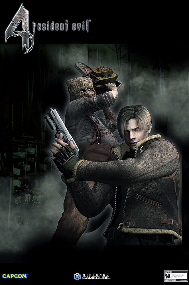 Resident Evil 4 Remake Leon POSTER PS5 PS4 XBOX Series X MADE IN USA -  NVG407