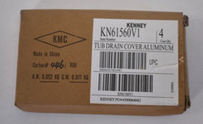 Keeney Tub Drain Cover Aluminum KN61560V1 Silver Rust Proof Bathtub 4 Pack