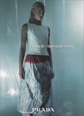 PRADA 7-Page MAGAZINE PRINT AD Spring 1998 AMBER VALLETTA woman feet