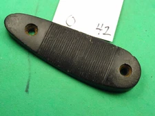 Unknown Buttplate 1.44" x 4.37" Flat Plastic #O42