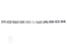 2012-2018 Dodge Ram Power Wagon Tailgate Chrome Emblem Nameplate Badge Oem Mopar