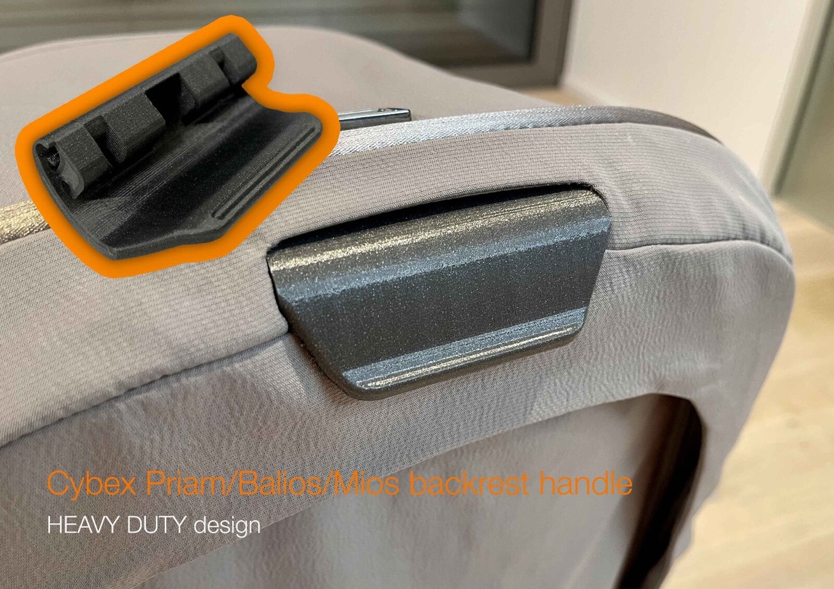 Cybex Priam/Balios/Mios seat backrest handle replacement HEAVY DUTY upgraded