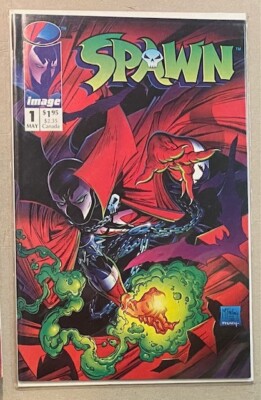 Original 'SPAWN' #1 COMIC BOOK, Image Comics, Todd McFarlane, Jim