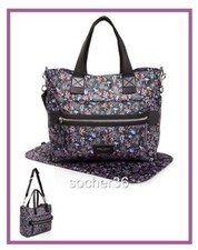 MARC JACOBS GARDEN PAISLEY PRINTED NYLON BABY DIAPER BAG W/CHANGING PAD NWT 320