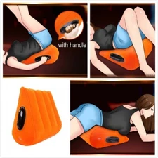 Inflatable Sex Aid Pillow Cushion Pad Triangle Magic Wedge Sex Pillow Adult Game