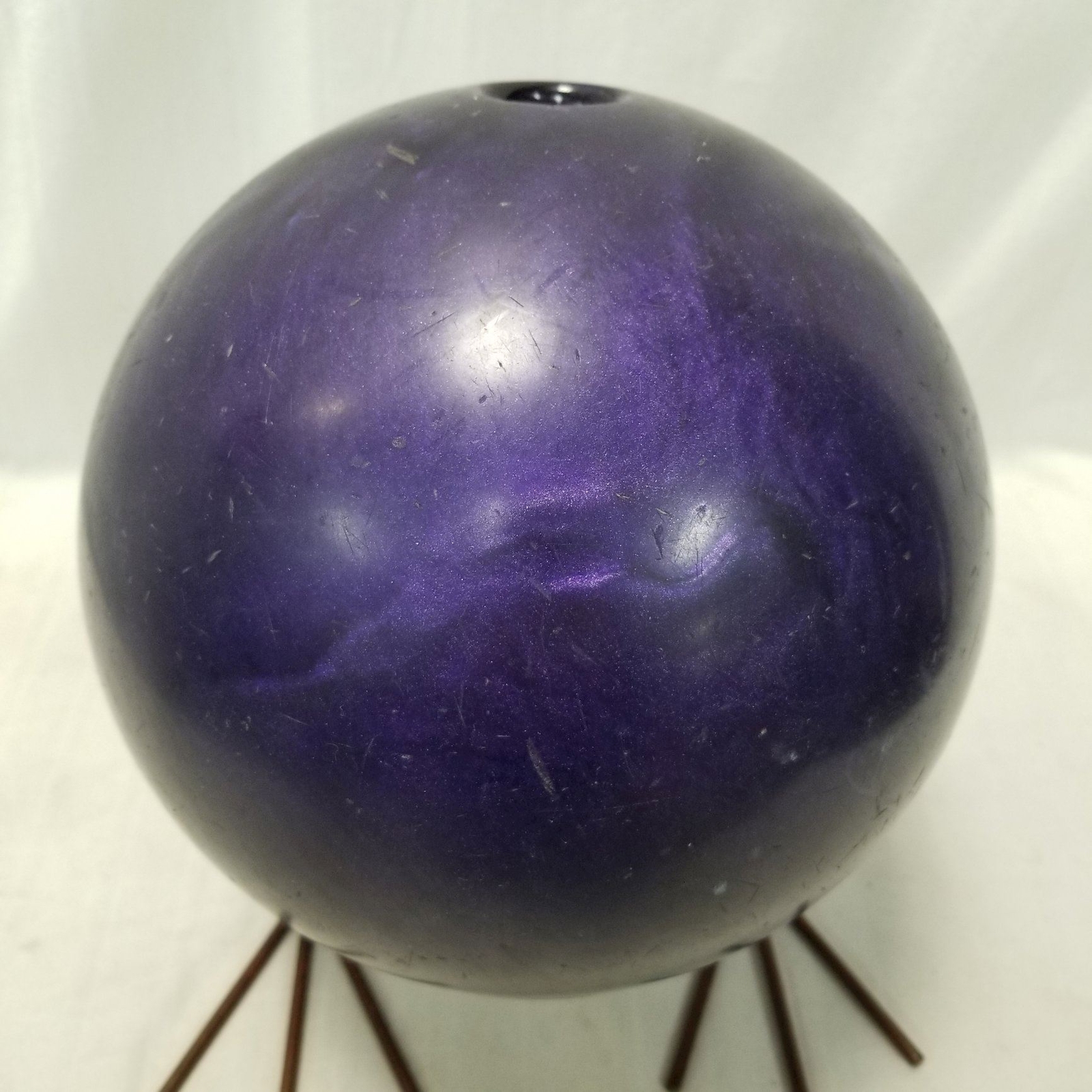 Brunswick Zone Bowling Ball Purple Marble Swirl 14 LB eBay
