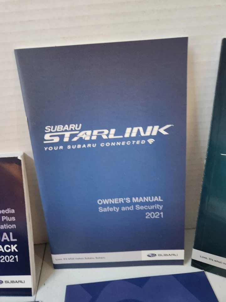 Subaru Outback 2021 conjunto manual del propietario con navegación vista y estuche Foto 4 de 4