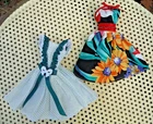 2 Vintage Handmade Everyday Barbie Dresses 1990s