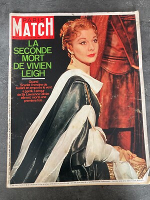 PARIS MATCH Nr. 954 22. Juli 1967 Der Tod von Vivien Leigh K38