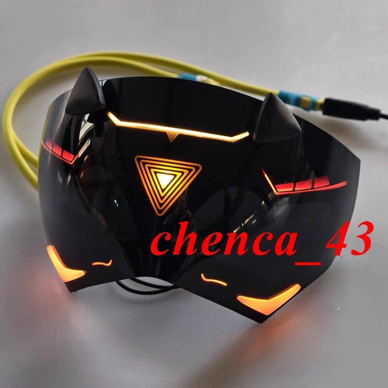 Zenless Zone Zero Trigger Half Mask Led Remote Control 7-Emotion Change Eye Mask - Image 3 of 4