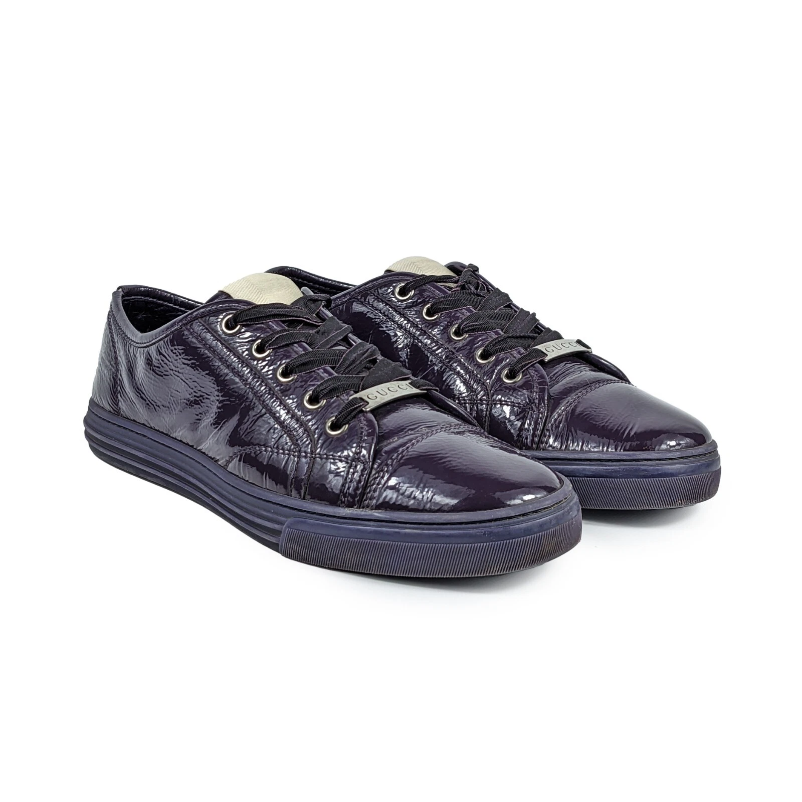 Baskets femme GUCCI cuir violet Taille/US 8,5 (25,9 cm/10,2 po)