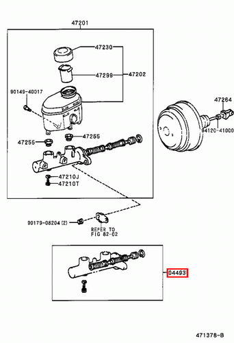 Genuine LandCruiser 100 Series 1HD 2UZ Brake Master Cylinder Rebuild Repair Kit - Picture 7 of 9