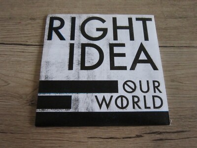 Vinyl 45T 7'' Right Idea - Our World. 2008 . Hardcore