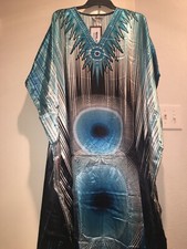 winlar long kaftan women satin dress one size