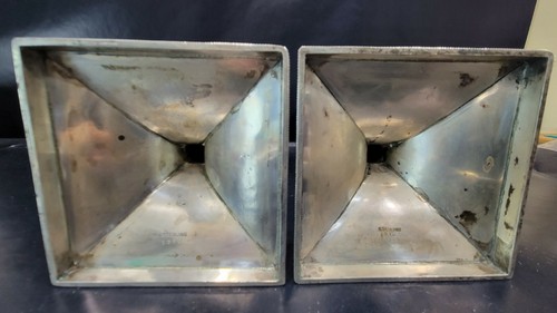 ANTIQUE VINTAGE SOLID STERLING CANDLESTICKS HOLDERS, 518 grams - Picture 8 of 12
