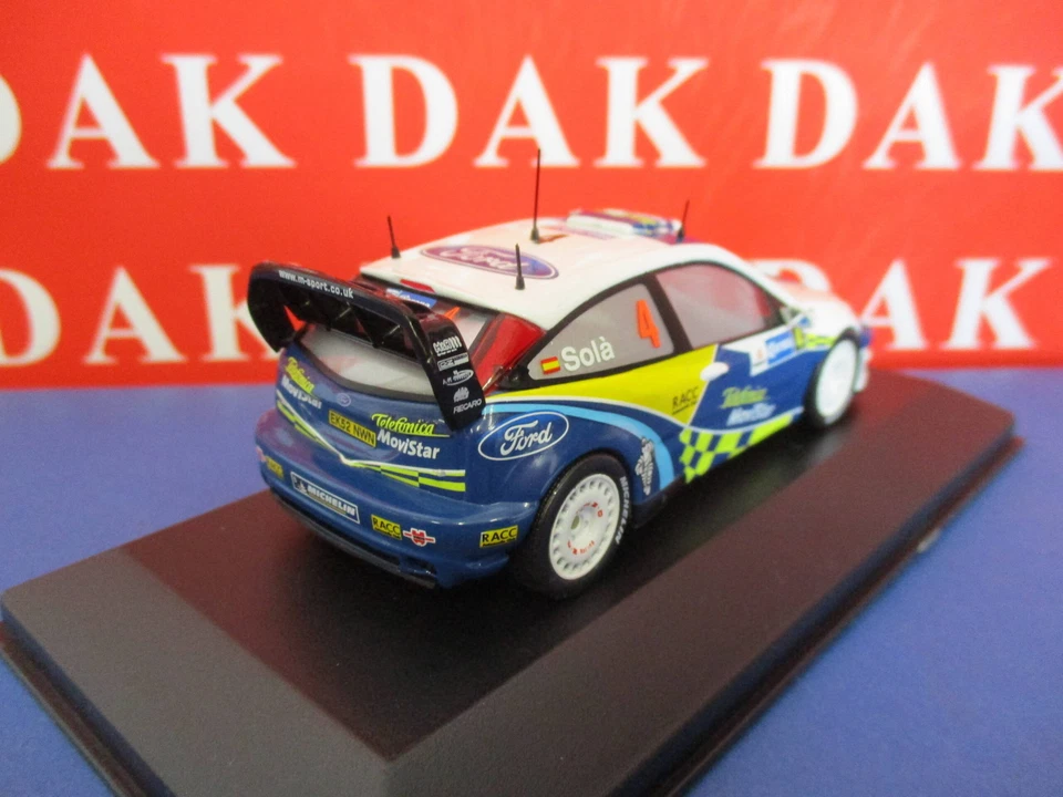 Die cast 1/43 Modellino Auto Ford Focus WRC Mexico Rally 2005 D. Sola H.B. - Immagine 3 di 4