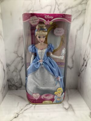 Disney Cinderella Reflections Collection Porcelain Doll Brass Key