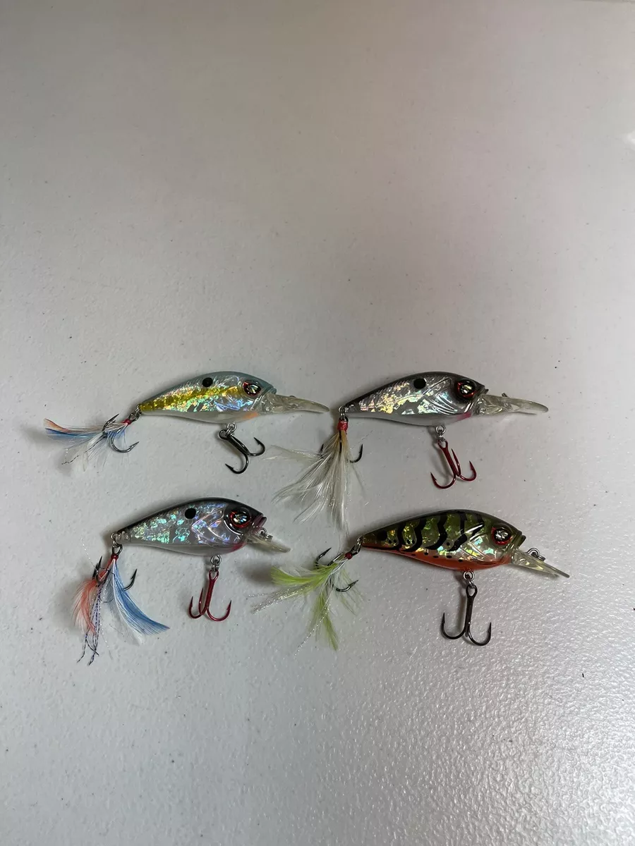 LOT OF 4 New Stunning Discontinued Gary Yamamoto Crankbait Fishing