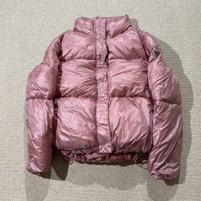 Guess gefütterte Damenjacke Größe 12 UK kurz geschnitten rosa