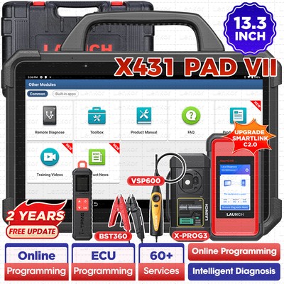2026 LAUNCH X431 PAD VII ELITE X-PROG3 Diagnostic Scanner Key Programming Coding