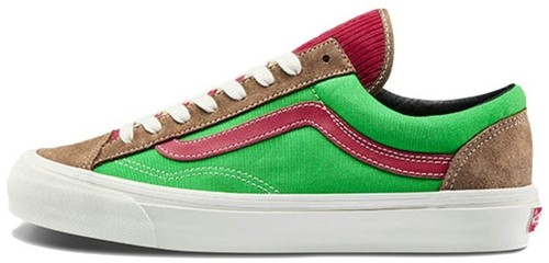 Vans Wtaps OG STYLE 36 LX SKATE SHOES Bordeaux Red Suede Low Mens 