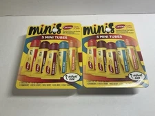 2X Carmex  Minis Moisturizing Lip Balm Tubes 5 Count w/ SPF 15 (New)