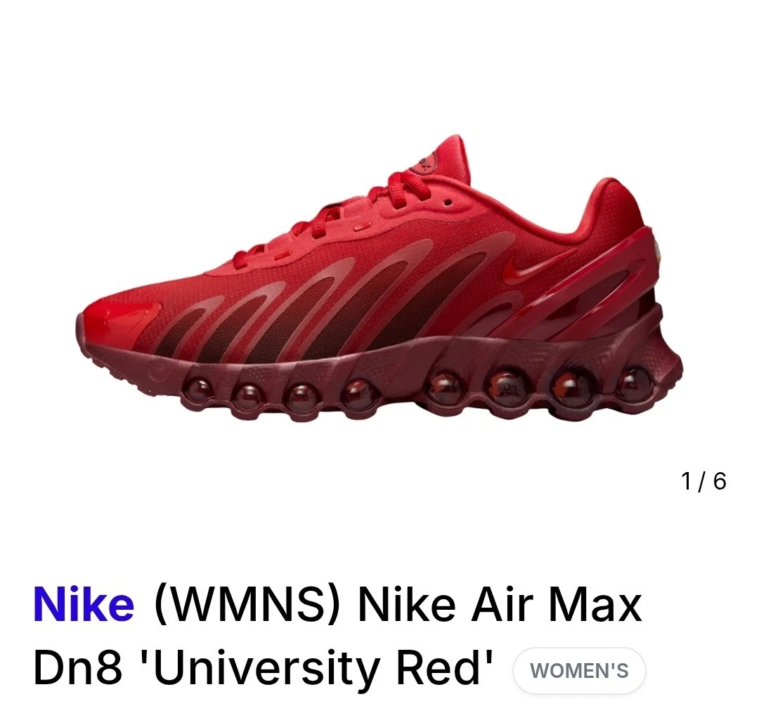 Nike Air Max DN8 University Red W for sale | eBay