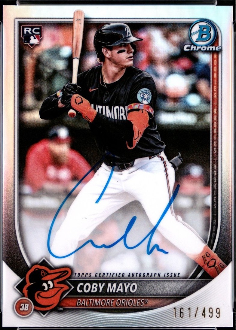 2025 Bowman Chrome - Rookie Autographs Coby Mayo, Coby Mayo #CRA-CM ...