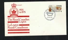 Canada #680, 1975 8¢ Royal Canadian Legion, B. Jones cachet FDC, VF
