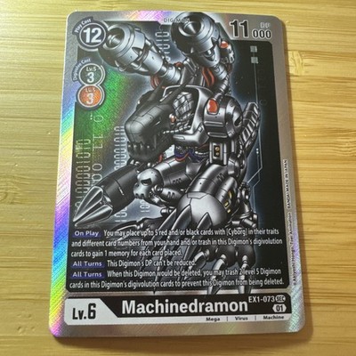 Machinedramon EX1-073 SEC Digimon CCG | Classic Collection LP Foil