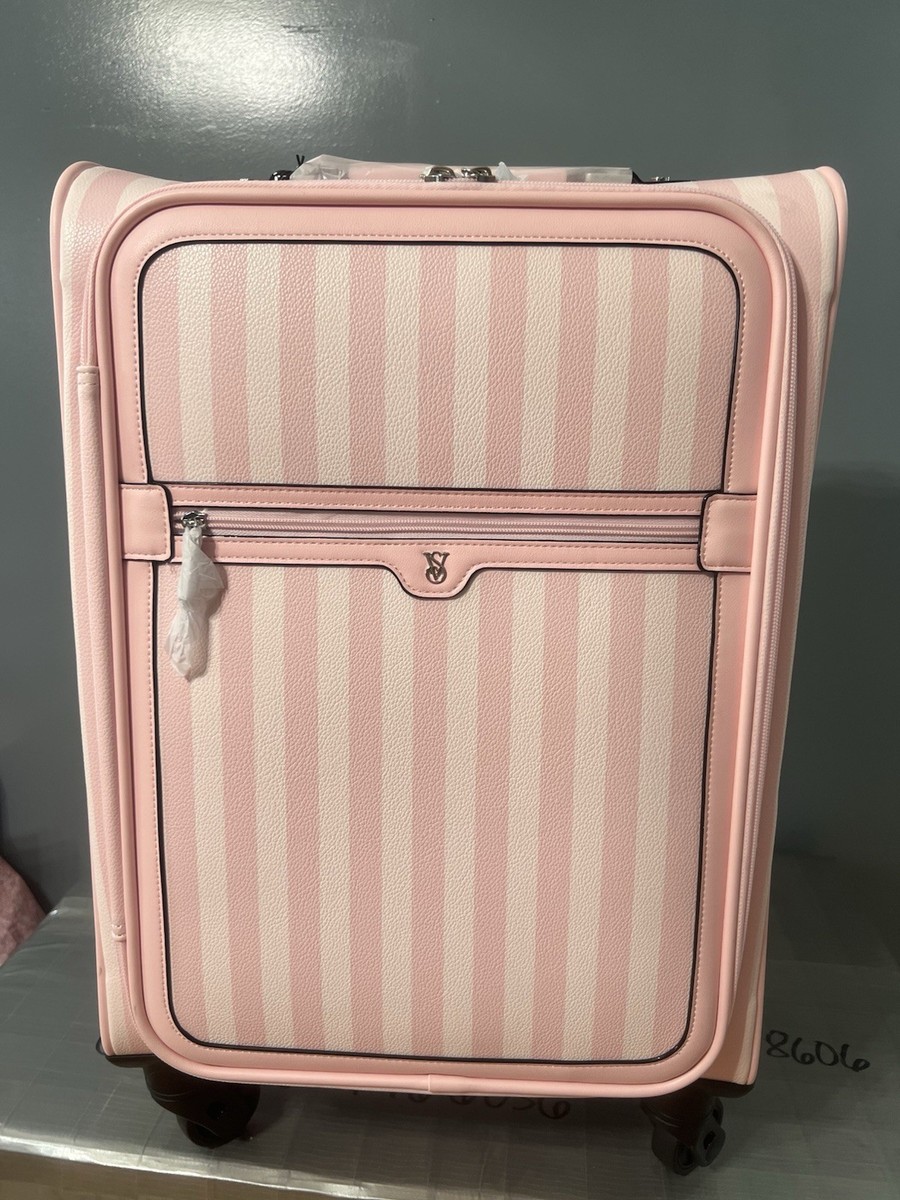 Victoria's Secret Getaway Heritage Stripe Wheelie Suitcase Carry