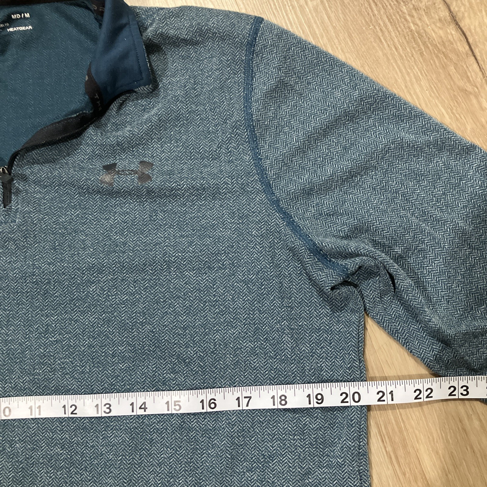Under Armour Threadborne Pullover M Blue - image 3