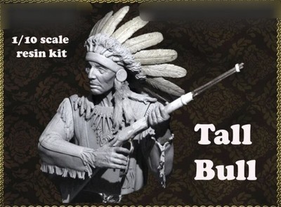 Ca. 1/10...resin/harz figur...Cheyenne Chief, Battle of Summit Springs...1869...