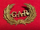 CIVIL WAR GAR MEMBERSHIP HAT WREATH BADGE