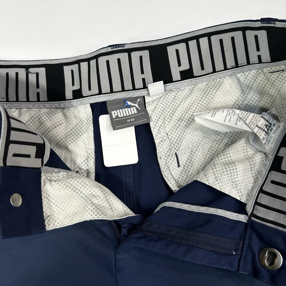 Puma Men’s Golf Essential Pounce Shorts Navy Waist 28, 8” Inseam - Image 4 of 4