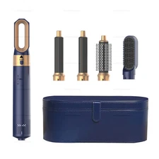 5-in-1 Hot Air Hair Styler, Dryer Comb, Curling Iron, 1000W, 3 Heat Settings