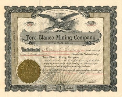 Toro Blanco Mining Co. - Foreign Stocks