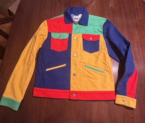 Men’s Wrangler jean jacket Medium - Happy Socks Collab Sample video thumbnail