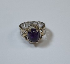 Michael Valitutti Gems en Vogue Sterling Silver Amethyst Ring Size 6