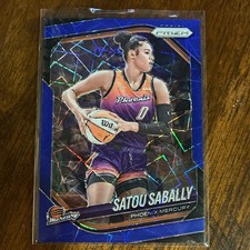 2025 Panini Prizm WNBA - Satou Sabally #4 Blue Velocity