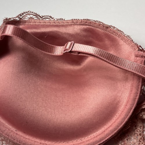 Jessica Simpson BH Damen 36C Rosa Bügel Push Up Spitze Schleifen Racerback Logo - Bild 12 von 19