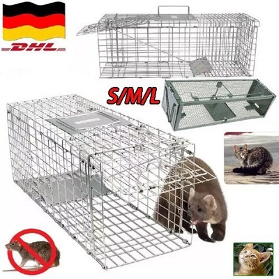 S-L Profi Marderfalle Lebendfalle Tierfalle Drahtfalle Kaninchenfalle Stahldraht