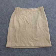 St John Collection Skirt Womens 12 Beige Knit Pencil Holt Renfrew Santana Knit