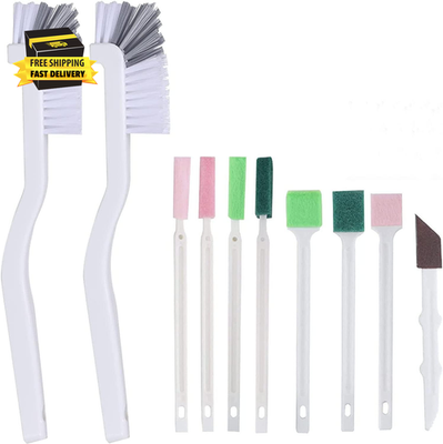 #ad #ad Crevice Cleaning Brushes Tool Kit Small Cleaning Brush for House Cleaning Dispos $9.62