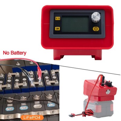 DC Power Supply For OZITO/Einhell 18V Battery Adjustable Voltage Digital Display